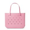 BOGG BAG - Original, Large Tote - Blowing Pink Bubbles - 19in L x 9in W x 14in H - Beach, Pool, Boat, Sports - All Purpose EVA - Lightweight, Washable, Durable