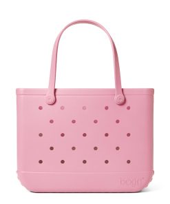 BOGG BAG - Original, Large Tote - Blowing Pink Bubbles - 19in L x 9in W x 14in H - Beach, Pool, Boat, Sports - All Purpose EVA - Lightweight, Washable, Durable