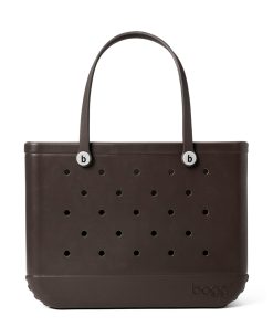 BOGG BAG - Original, Extra Large Tote Bag - Espresso Yo'self - 19in L x 9in W x 14in H - Lightweight, Washable, Durable - All Purpose EVA - for Beach, Pool, Boat, Work, Sports