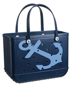 BOGG BAG - Original, Extra Large Tote Bag - Tps Anchor - 19in L x 9in W x 14in H - Lightweight, Washable, Durable - All Purpose EVA - for Beach, Pool, Boat, Work, Sports