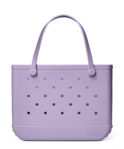 BOGG BAG - Original, Large Tote - I Lilac You a Lot - 19in L x 9in W x 14in H - Beach, Pool, Boat, Sports - All Purpose EVA - Lightweight, Washable, Durable